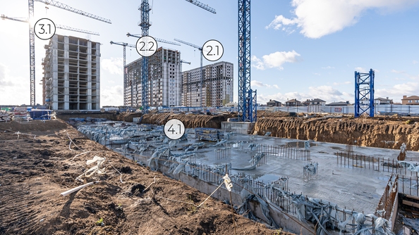 Ход строительства 4 января 2025