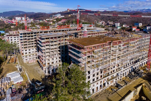 Ход строительства 22 января 2024