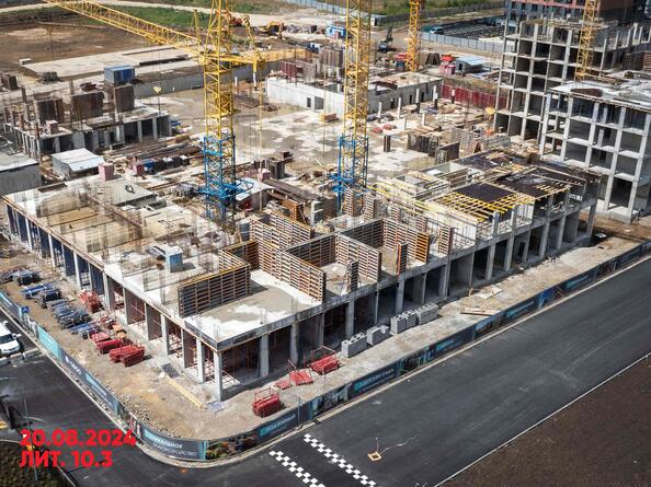 Ход строительства 22 августа 2024