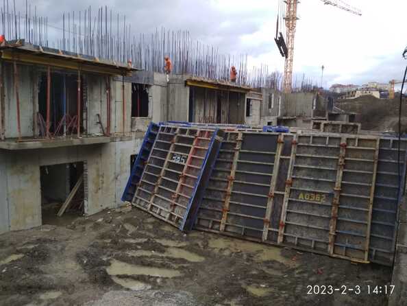 Ход строительства 3 февраля 2023