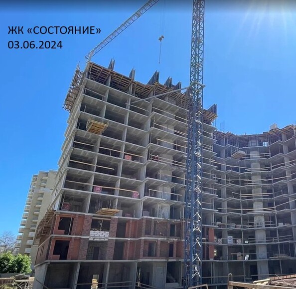 Ход строительства 3 июня 2024