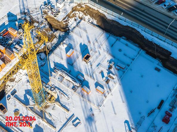 Ход строительства 26 января 2024