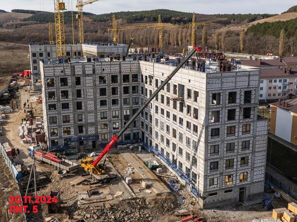 Ход строительства 25 ноября 2024