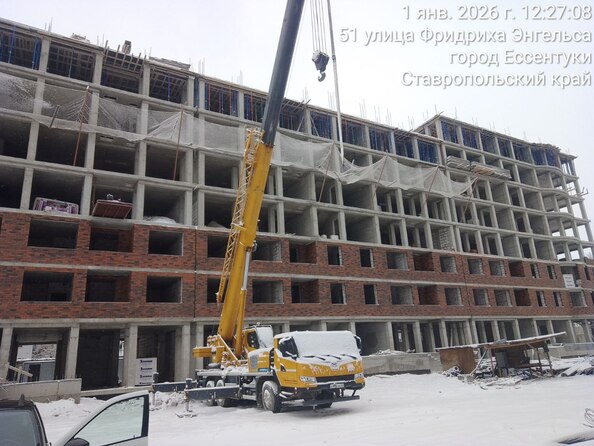 Ход строительства 2 января 2026