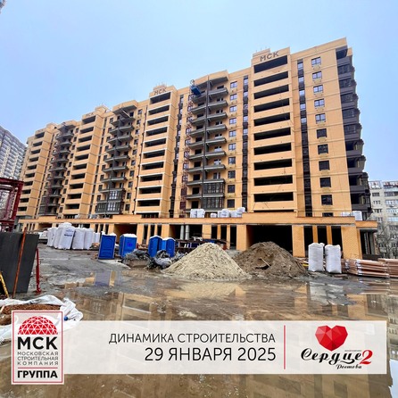 Ход строительства 3 февраля 2025