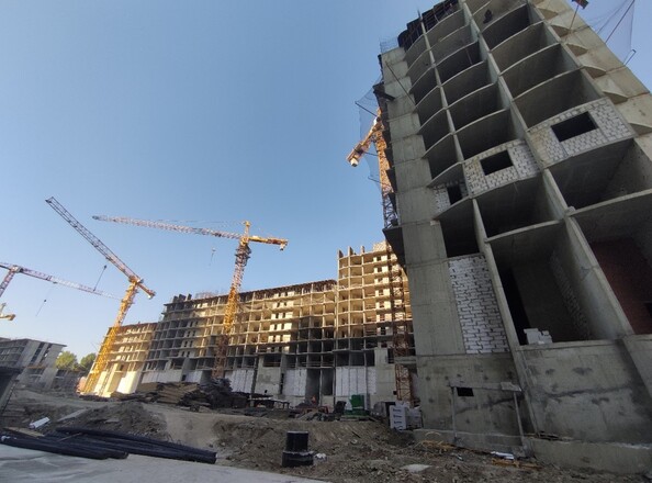 Ход строительства 31 августа 2023