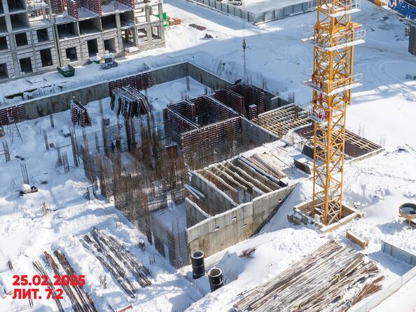 Ход строительства 26 февраля 2025