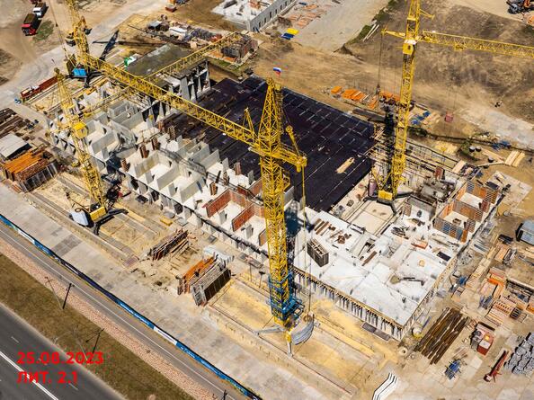 Ход строительства 26 августа 2023