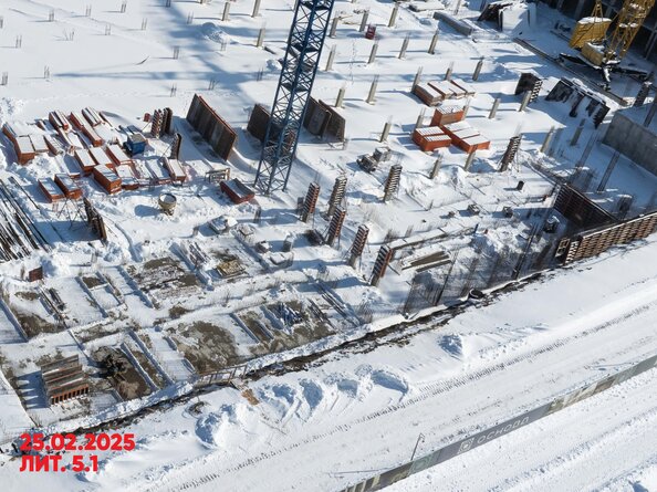 Ход строительства 26 февраля 2025