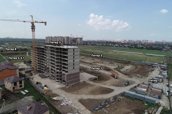 Ход строительства 25 августа 2022
