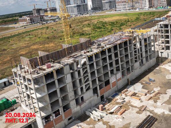Ход строительства 22 августа 2024