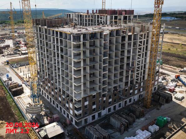 Ход строительства 22 августа 2024