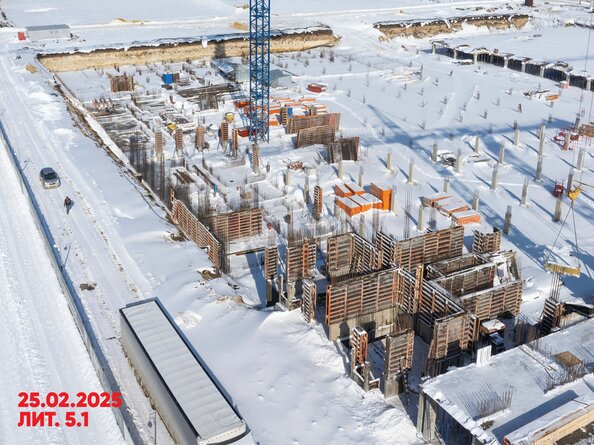Ход строительства 26 февраля 2025