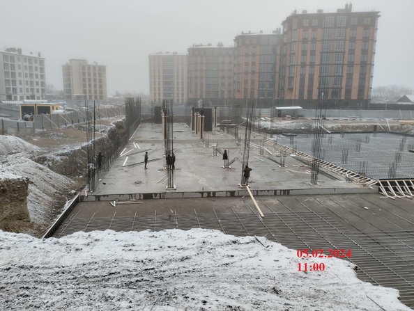 Ход строительства 5 февраля 2024