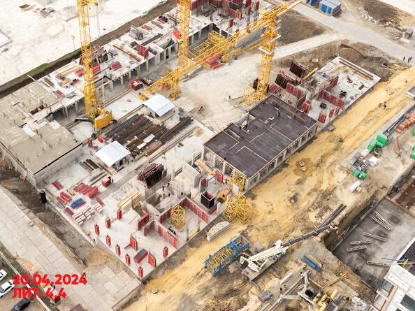 Ход строительства 26 апреля 2024