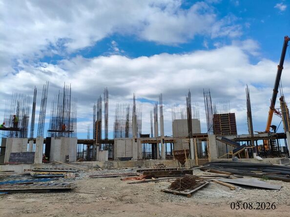 Ход строительства 3 августа 2026