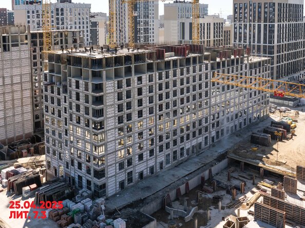 Ход строительства 28 апреля 2025