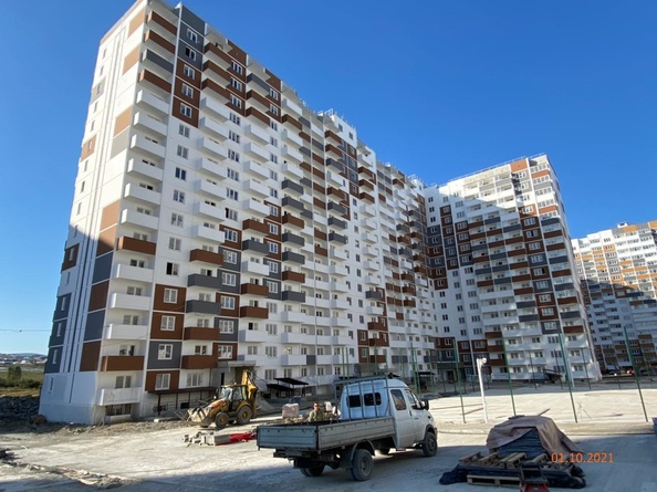 Ход строительства 4 октября 2021