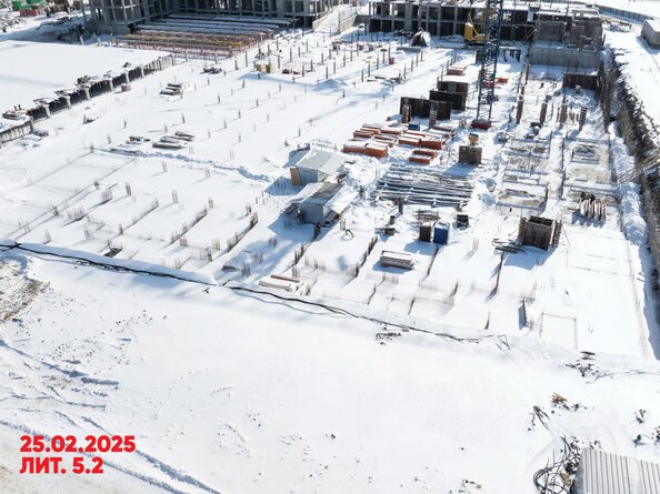 Ход строительства 25 февраля 2025