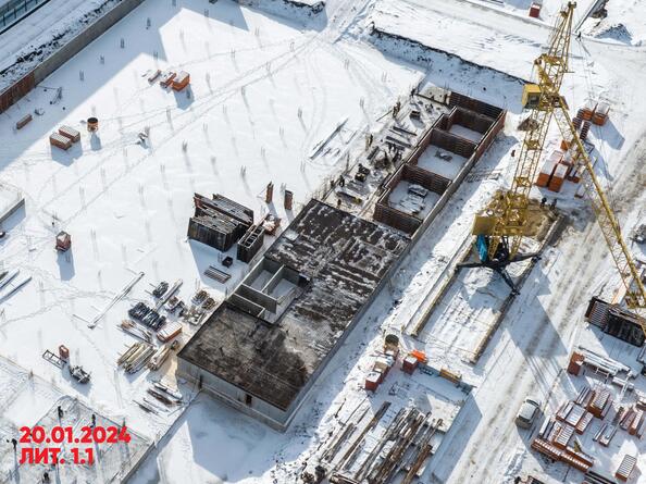 Ход строительства 26 января 2024