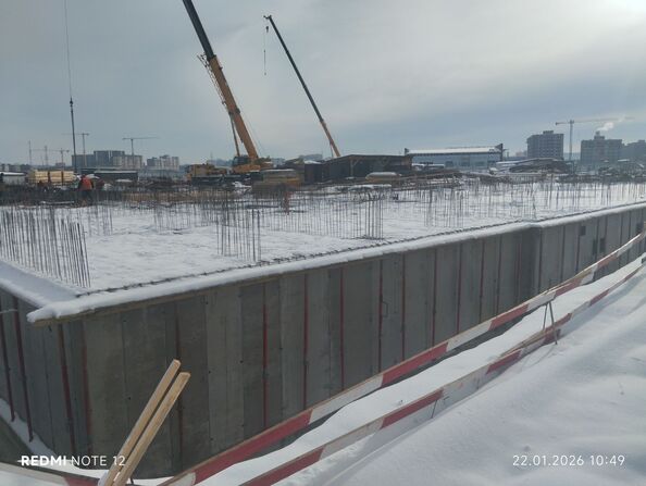 Ход строительства 23 января 2026