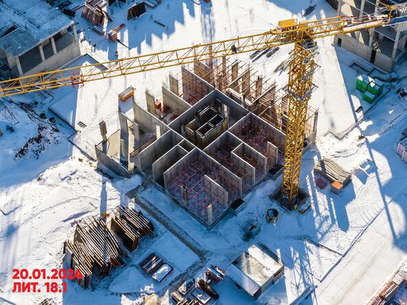 Ход строительства 26 января 2024