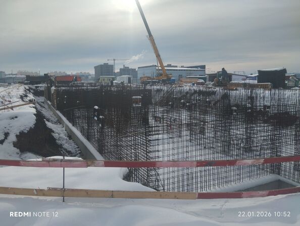 Ход строительства 23 января 2026
