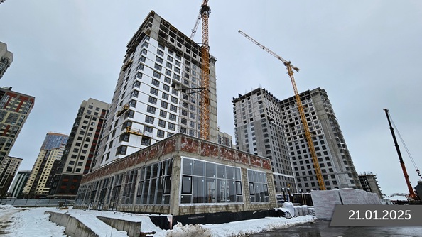 Ход строительства 21 января 2025