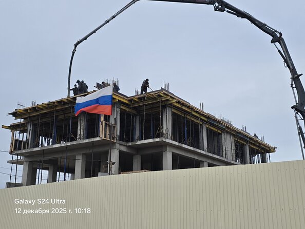 Ход строительства 22 декабря 2025