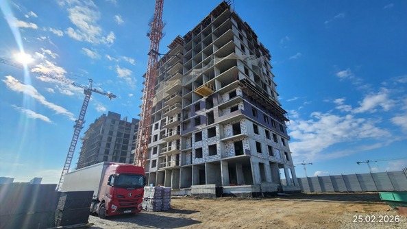 Ход строительства 25 февраля 2026