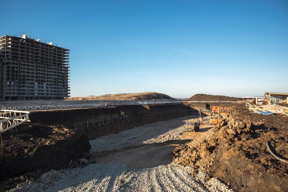 Ход строительства 25 января 2023
