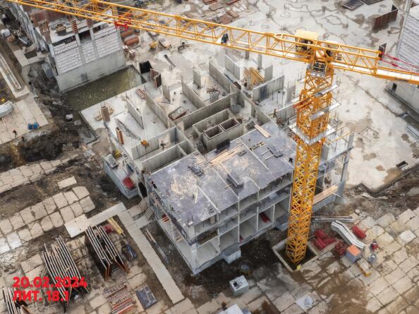 Ход строительства 26 февраля 2024