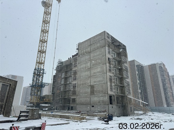 Ход строительства 3 февраля 2026
