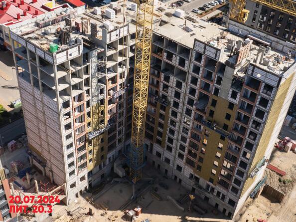 Ход строительства 23 июля 2024