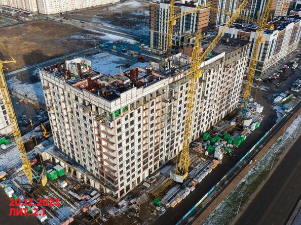 Ход строительства 25 декабря 2023