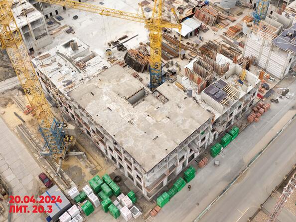 Ход строительства 27 апреля 2024