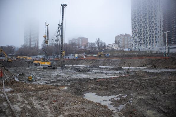 Ход строительства 22 января 2024