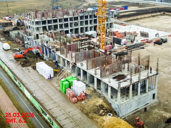 Ход строительства 25 марта 2026