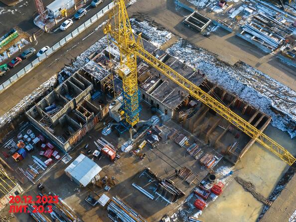 Ход строительства 25 декабря 2023