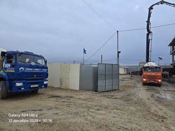 Ход строительства 22 декабря 2025