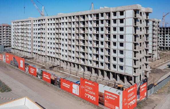 Ход строительства 25 августа 2023