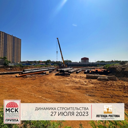 Ход строительства 4 августа 2023