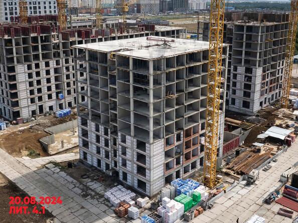 Ход строительства 22 августа 2024