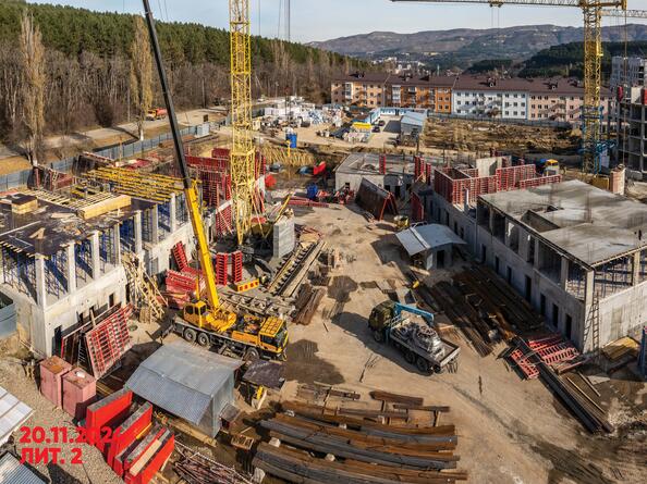 Ход строительства 25 ноября 2024