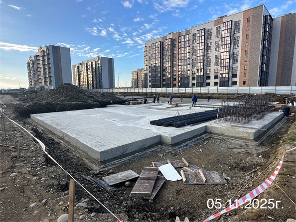 Ход строительства 12 ноября 2025