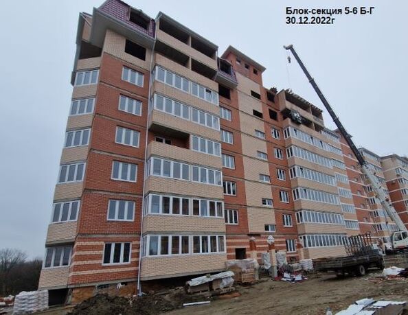 Ход строительства 30 декабря 2022