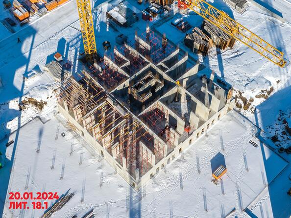 Ход строительства 26 января 2024
