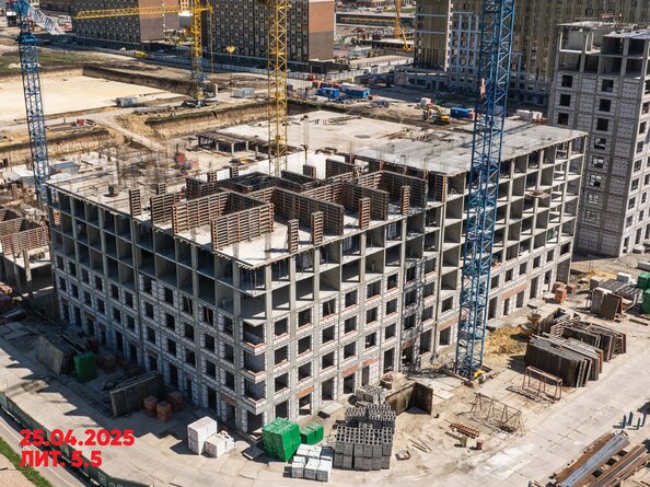 Ход строительства 28 апреля 2025