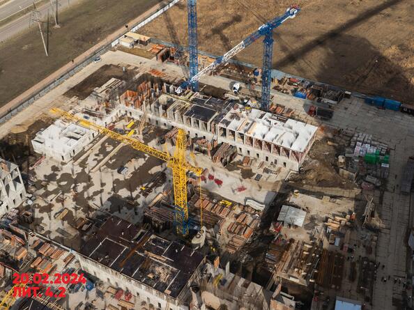 Ход строительства 26 февраля 2024