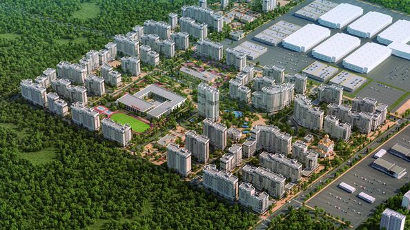 Панорама NEO-квартала Красная Площадь